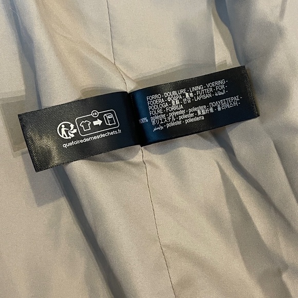 ZARA WOMAN SS25 BEIGE SOFT OVERSIZED COAT MEDIUM 3046/299/450 like new - Picture 8 of 11